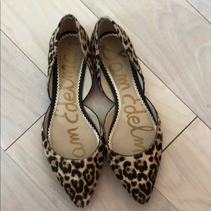 Sam Edelman leopard flats